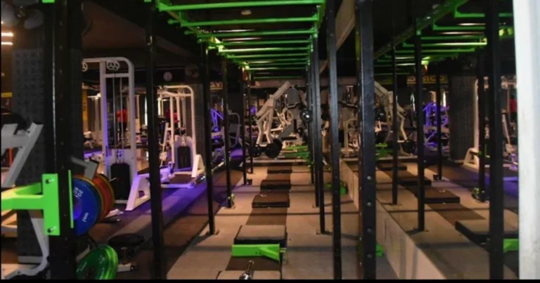 Interior of COREGYM, Kharghar is visible in this image.