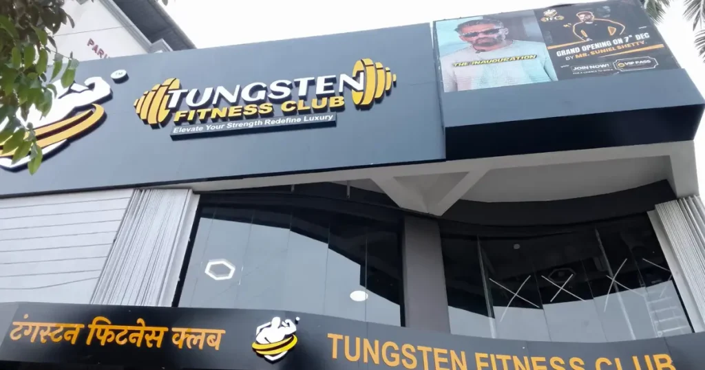 Tungsten Fitness Club is visible in this image.