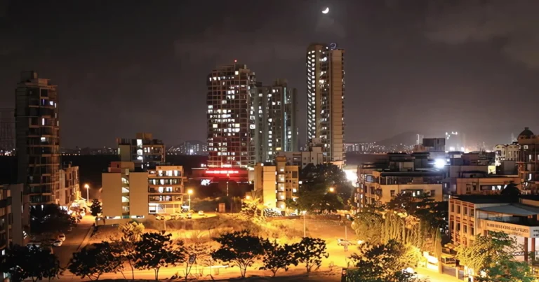 This image is of Airoli city Navi Mumbai