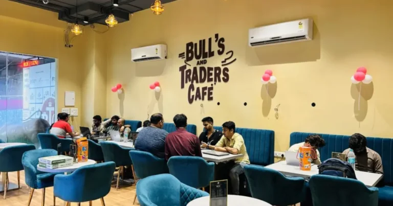 Bulls and Traders Cafe BTC Cafe. is visible in this image.