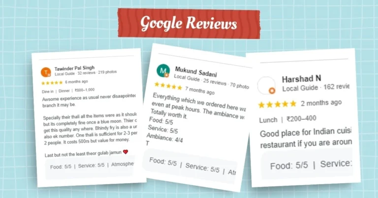 This Image is About Customer Experiences of Bhagat Tarachand Restaurant.