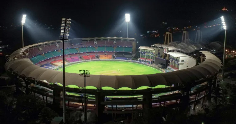 D.Y. Patil Stadium Nerul Navi Mumbai is visible in this image.