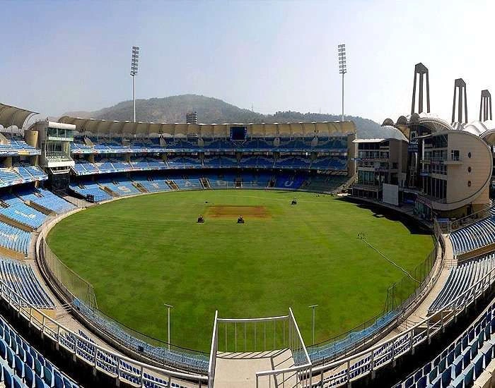 DY Patil Stadium in nerul is visible in this image.