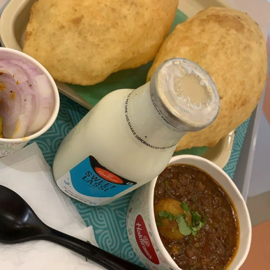 Haldirams Chole Bhature with Lassi