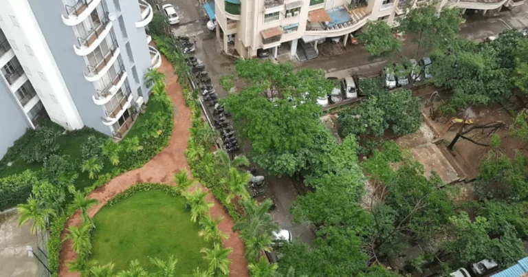 Kharghar Sector 5, Navi Mumbai Adhiraj Gardens is visible in this image.