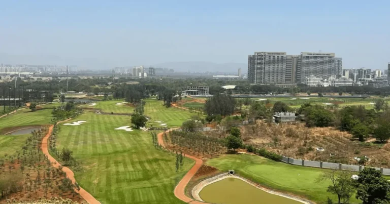 Kharghar Valley Golf Course is visible in this image.