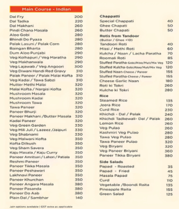 Masala Central, Nerul, Navi Mumbai Menu.