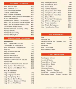 Masala Central in Nerul Menu