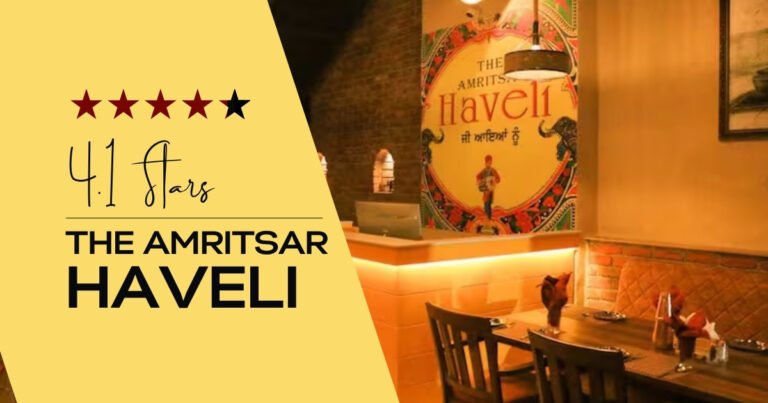 The Amritsar Haveli Veg Restaurant Kharghar is visible in this image.