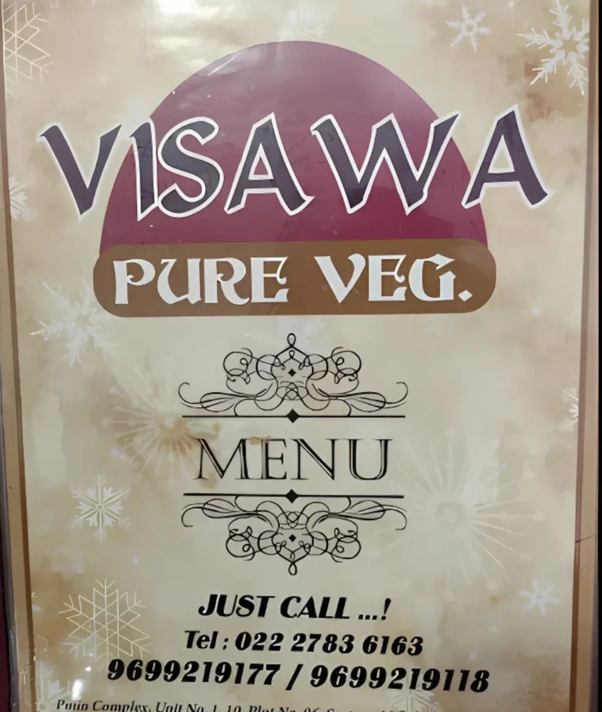 Visawa Pure Veg Menu