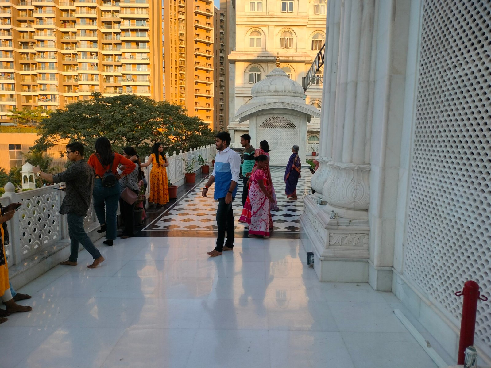Evening calm at ISKCON Kharghar
