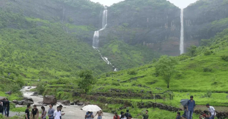 Arjun Kada Waterfall pic is visible in this image.