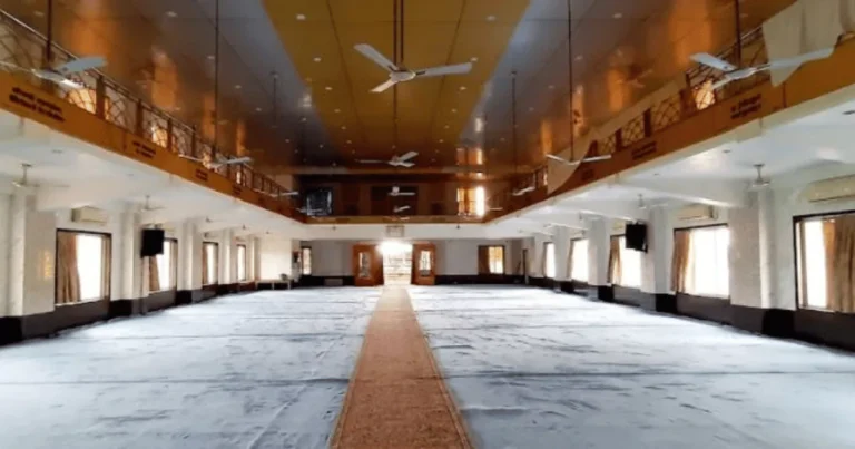 Gurudwara Shri Guru Singh Sabha, Kharghar interior Image is visible in this image.