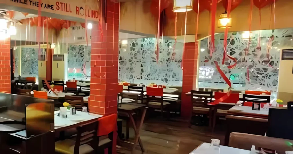 An interior Image of Konkandeep Fine Dine Restaurant.