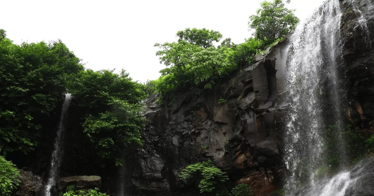 Pandavkada Water Falls Kharghar Navi Mumbai is visible in this image.