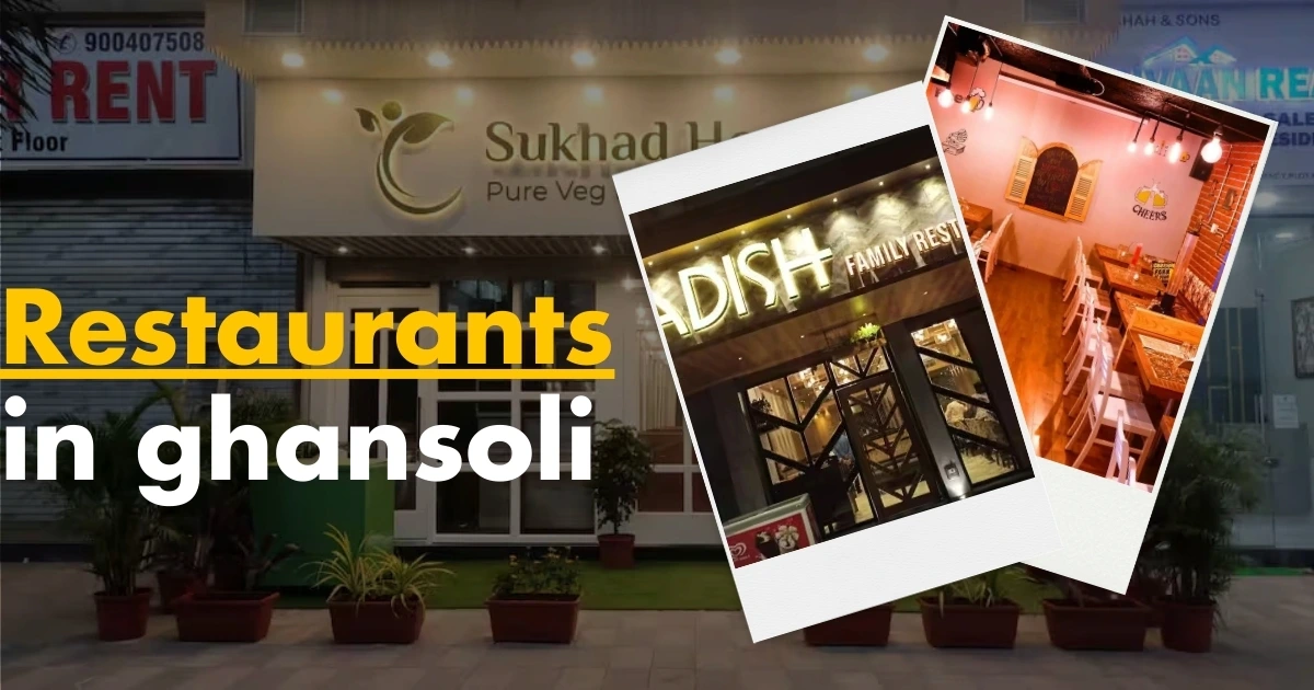 Best 3 Restaurants in Ghansoli Navi mumbai