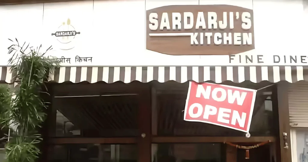 Sardarji's Kitchen in ulwe is visible in this image.