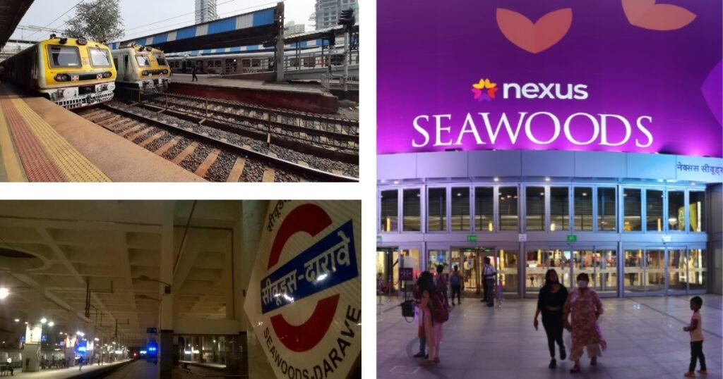 Seawoods Darave is one of the busiest station of Harbour and Central Line