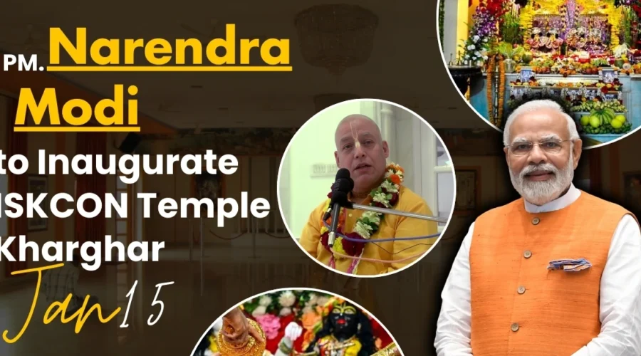 PM Modi to Inaugurate ISKCON Temple Kharghar: A New Spiritual Landmark in Navi Mumbai