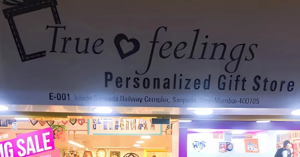 This image is about True Feelings Personalized Gift Store