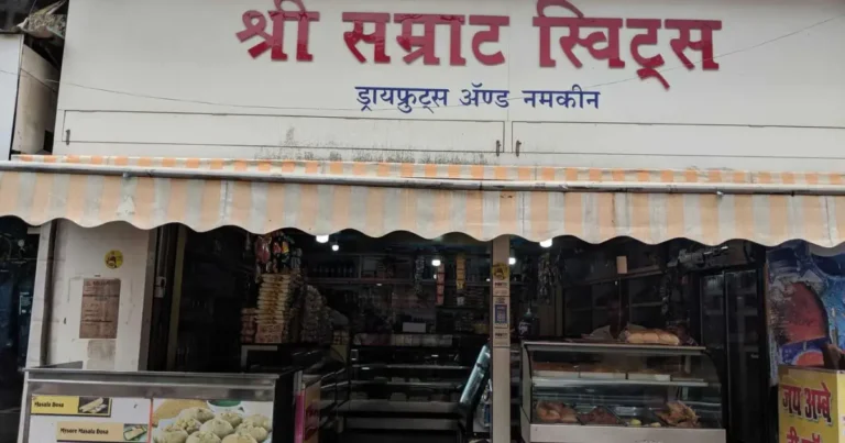 Shri Samrat Sweets is visible in this image