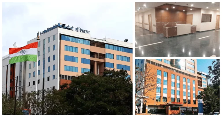 Apollo Hospital Belapur Navi Mumbai is visible in this image.