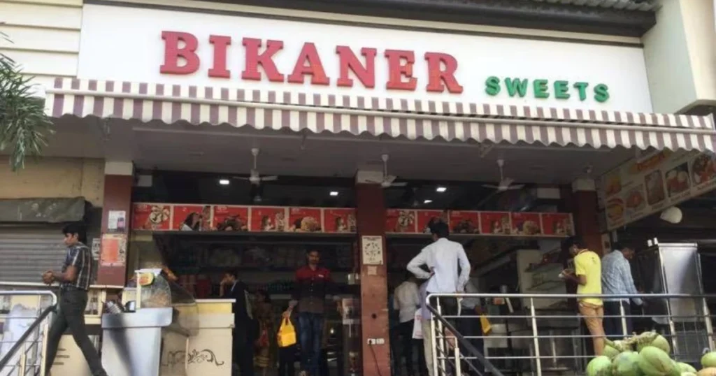 Bikaner Sweets is visible in this image.