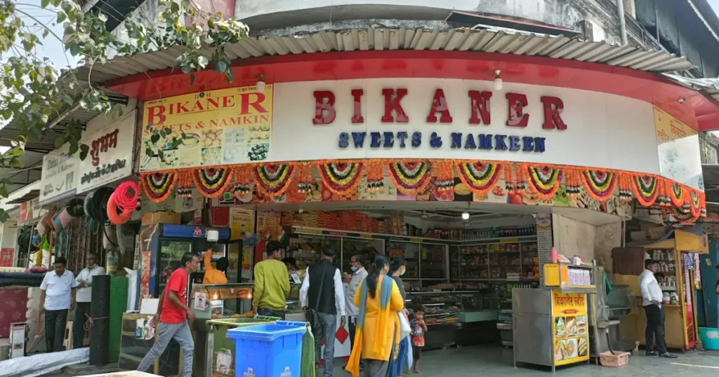 Bikaner Sweet Corner is visible in this image.