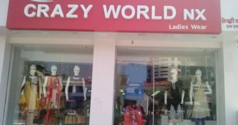 Crazy world is visible in this image.