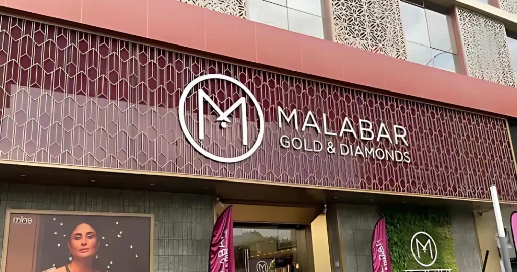 Malabar Gold and Diamonds is visible in this image.