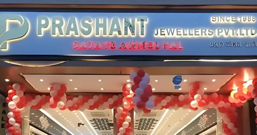 Prashant Jewellers Private Limited is visible in this image.