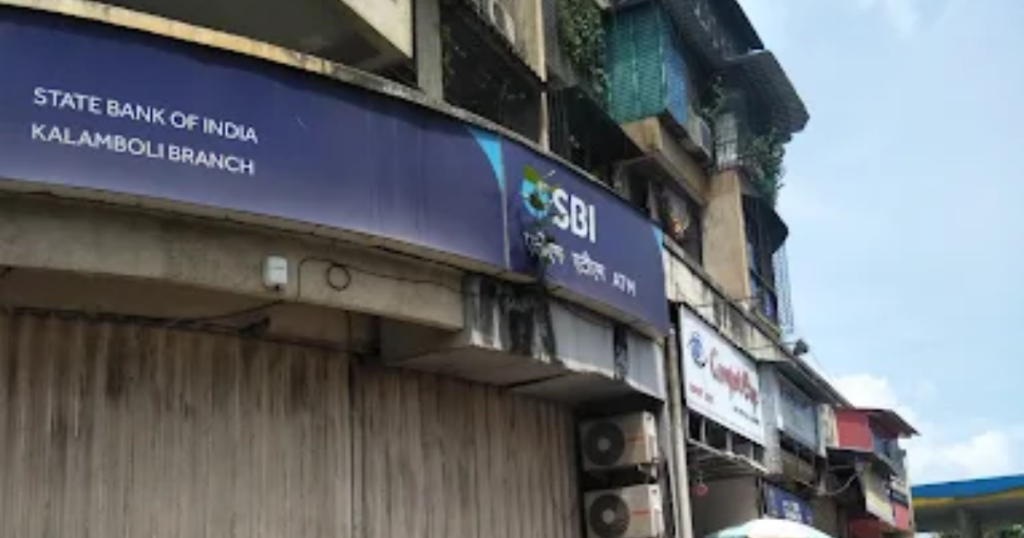 State Bank Of India in Kalamboli is visible in this image