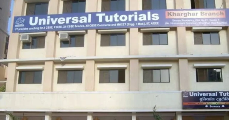 Universal Tutorials coaching Classes is visible in this image