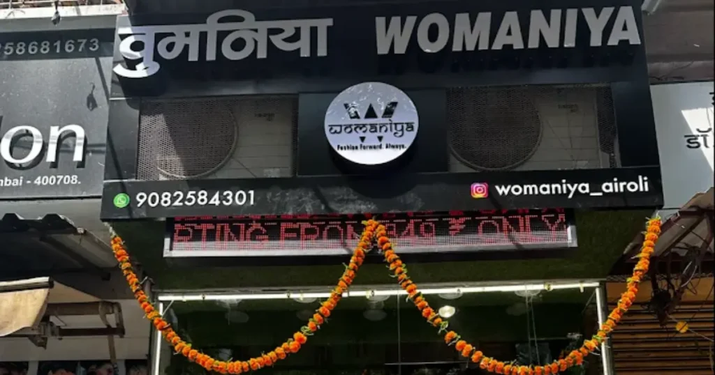 Womaniya is visible in this image