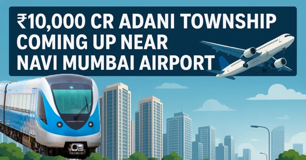 ₹10,000 cr Adani township coming up near Navi Mumbai Airport