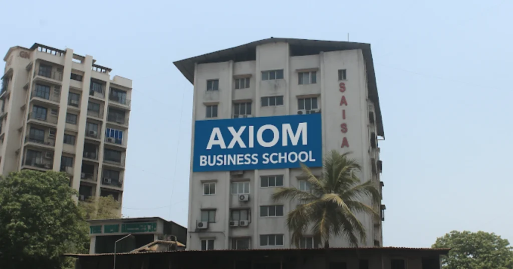 Axiom Business School is visible in this image