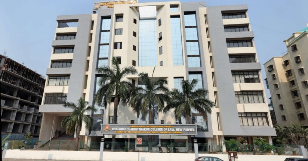 This Image About Of Bhagubai Changu Thakur College of Law, New Panvel.