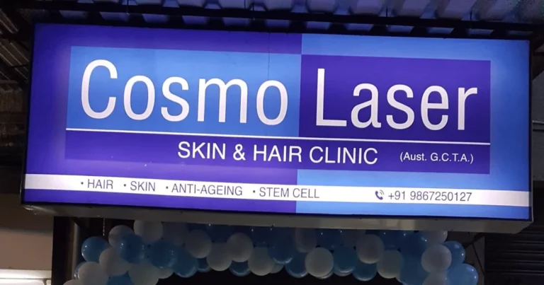 Cosmo Laser Skin And Hair Clinic​ is visiblle in this image.