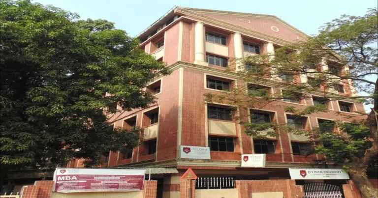 D Y Patil University School of Management is visible in this image.