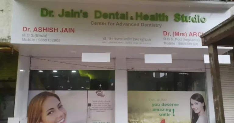 Dr. Jain's Dental is Visible in This image.