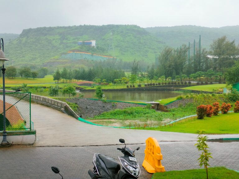 Kharghar Valley Golf Course Navi Mumbai is visible in this image.