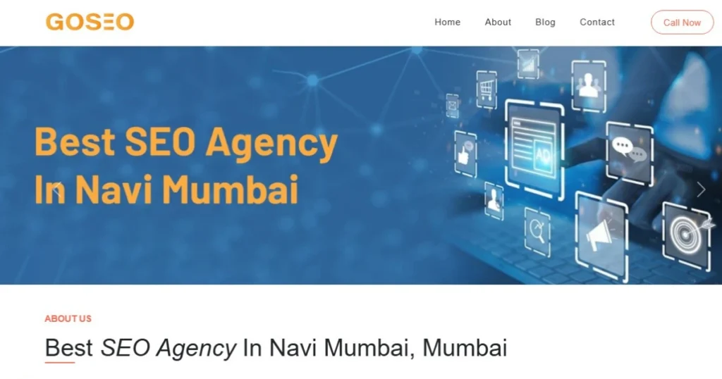 Goseo Agency's website is visible in this image.