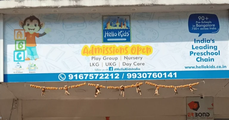 Hello Kids - Snowdrops Preschool is visible in this image.