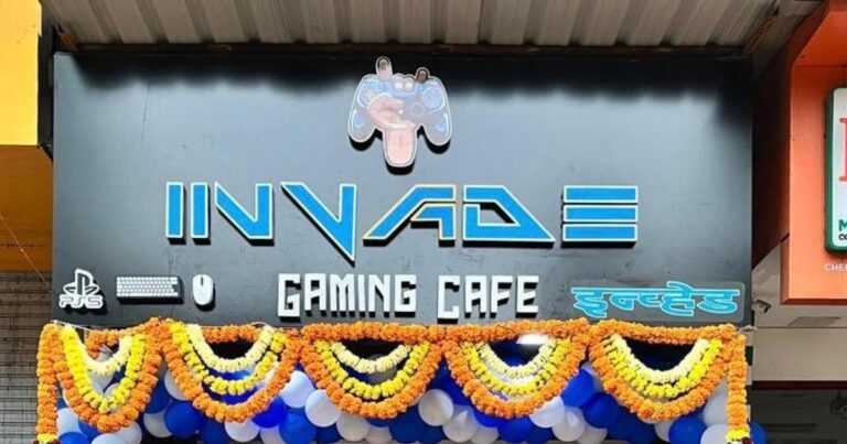 This Image About Of INVADE GAMING CAFE.