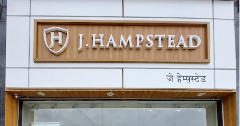 J. Hampstead Exclusive Showroom is visible in this image.