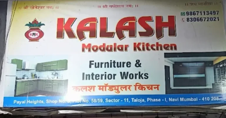 Kalash Modular Kitchen is visible in this image.