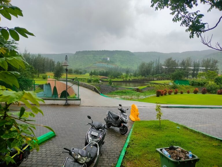 Kharghar Valley Golf Course Navi Mumbai is visible in this image.