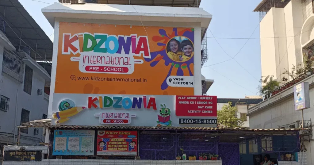Kidzonia International Preschool is visible in this image.