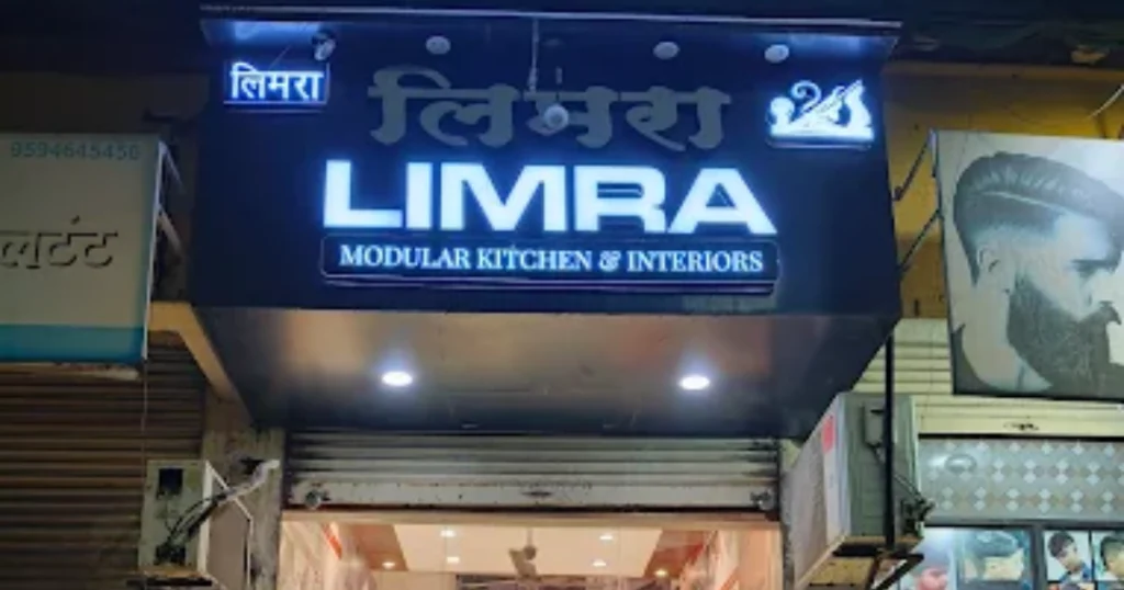 Limra Modular Kitchen & Interiors is visible in this image.