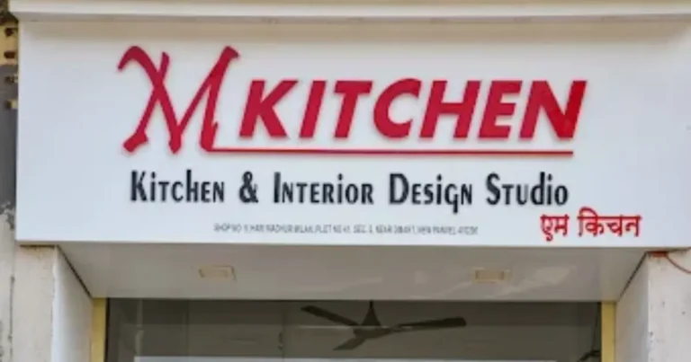 M Kitchen - Modular Kitchen is visible in this image.